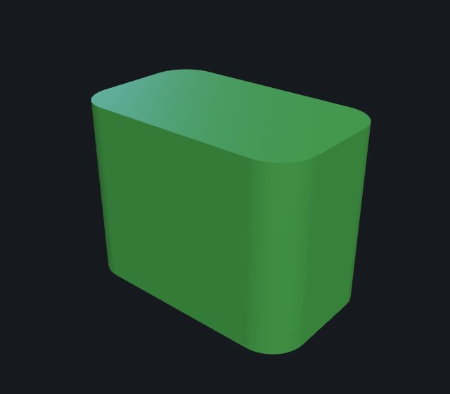 A plain rounded block